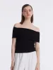 Slim Off Shoulder Women Top sold by Goelia