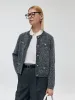 Wool Blend Sequins Women Cardigan sold by Goelia
