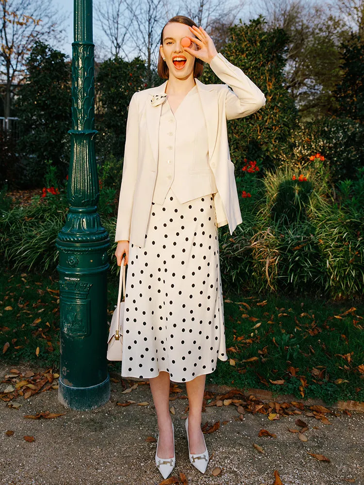 Worsted Wool One Button Women Blazer sold by Goelia product image thumbnail 2