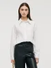 Loose Lapel Single-Breasted Women Shirt sold by Goelia