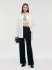 Loose Lapel Single-Breasted Women Shirt sold by Goelia