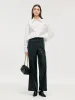 Loose Lapel Single-Breasted Women Shirt sold by Goelia