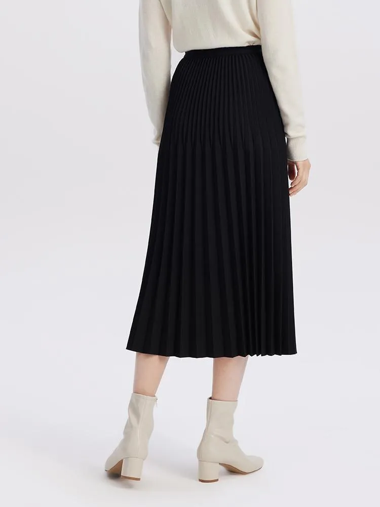 Mid-Length Pleated Half Women Skirt sold by Goelia product image thumbnail 3