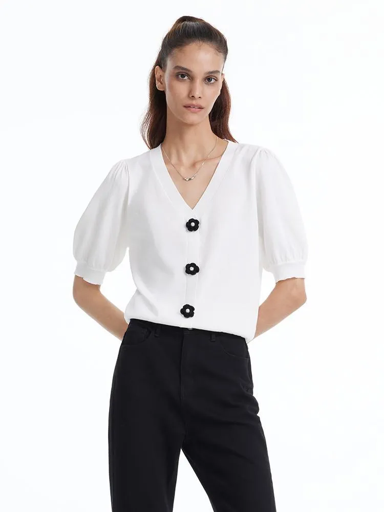 Tencel Mulberry Silk Women Knit Top sold by Goelia product image thumbnail 5