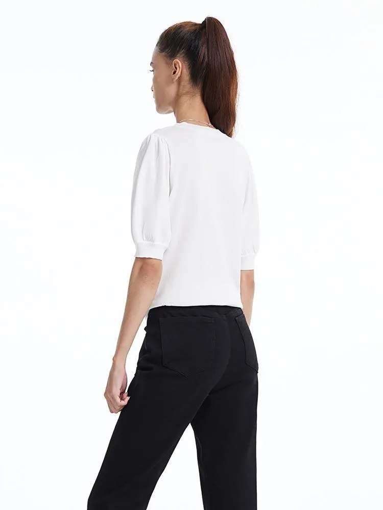 Tencel Mulberry Silk Women Knit Top sold by Goelia product image thumbnail 3