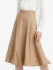 Worsted Wool A-Line Half Skirt sold by Goelia