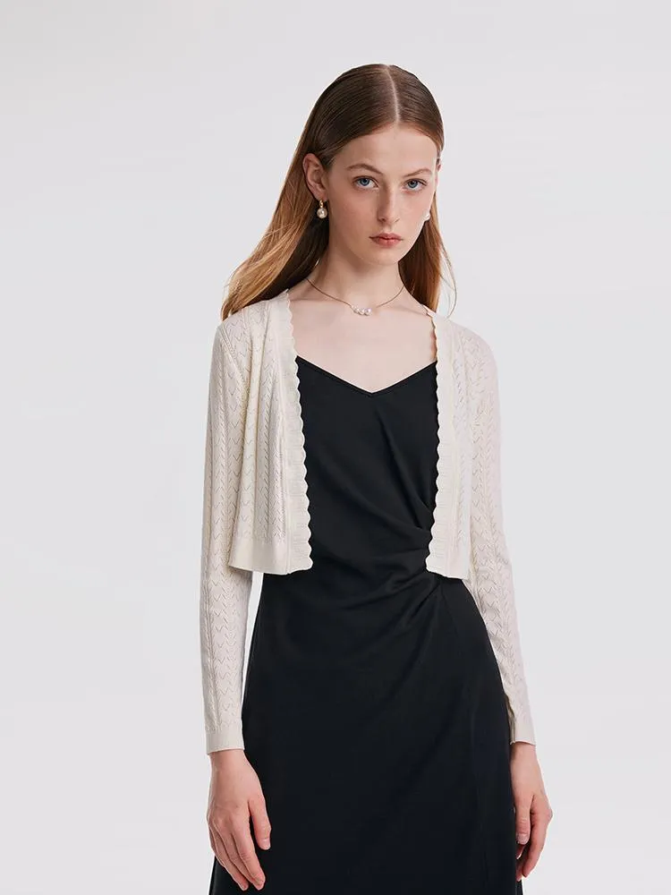 Cardigan And Slip Midi Work Dress Two-Piece Set sold by Goelia product image thumbnail 5