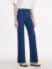 Denim Flared Women Jeans With Patch Pockets sold by Goelia