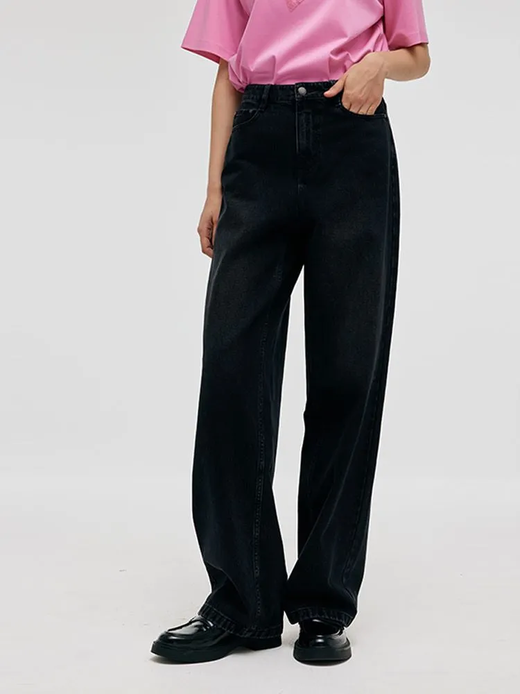 Glitter High-Waisted Straight Women Jeans sold by Goelia product image thumbnail 5