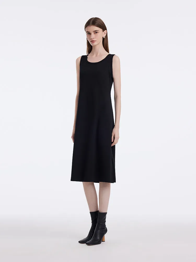 Denim Crop Jacket And Knitted Vest Dress Two-Piece Set sold by Goelia product image thumbnail 3