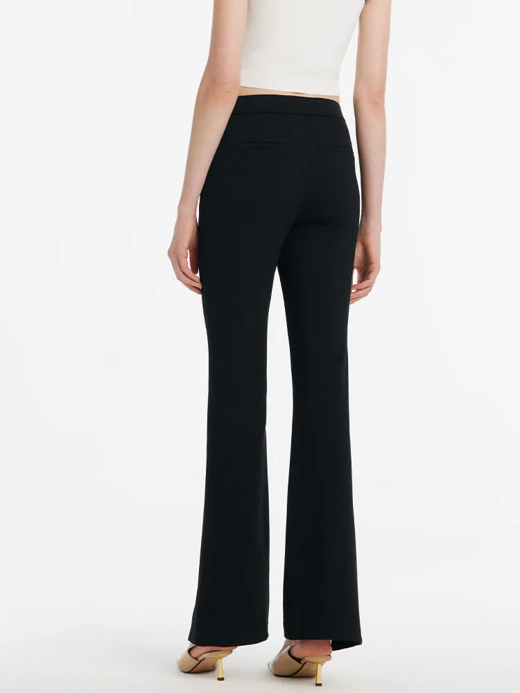 Mid-Rise Slit Micro-Flared Women Pants sold by Goelia product image thumbnail 4