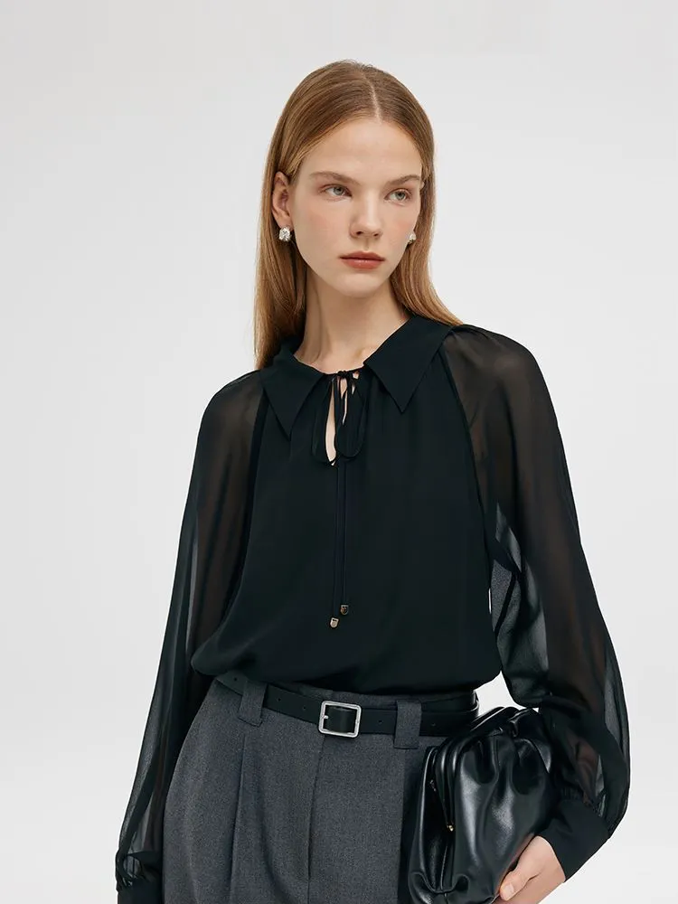 10 Momme Mulberry Silk Women Shirt sold by Goelia product image thumbnail 4