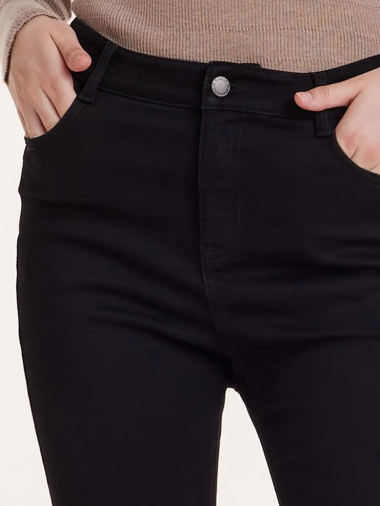 Black Denim Skinny Jeans sold by Goelia product image thumbnail 5