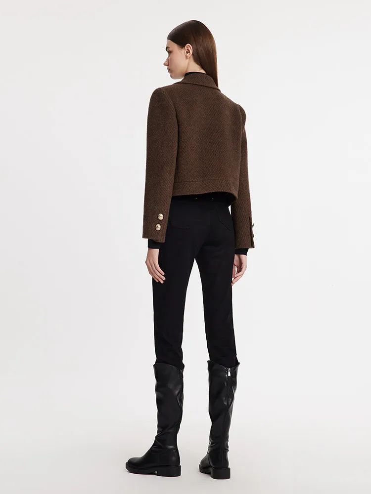 Knit Striped V-Neck Vest Cardigan sold by Goelia product image thumbnail 4