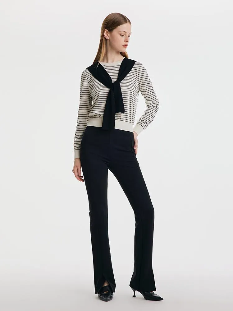 Front Slit Knitted Pants sold by Goelia product image thumbnail 4
