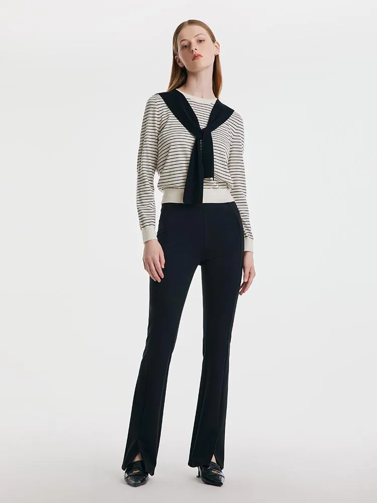 Front Slit Knitted Pants sold by Goelia product image thumbnail 2