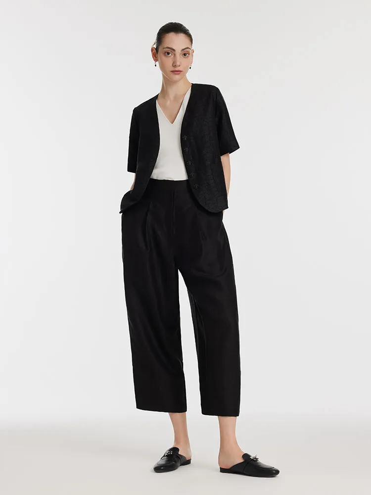 18 Momme Xiang Yun Silk Single-Breasted Women Jacket sold by Goelia product image thumbnail 2