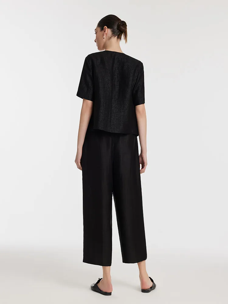 18 Momme Xiang Yun Silk Single-Breasted Women Jacket sold by Goelia product image thumbnail 4