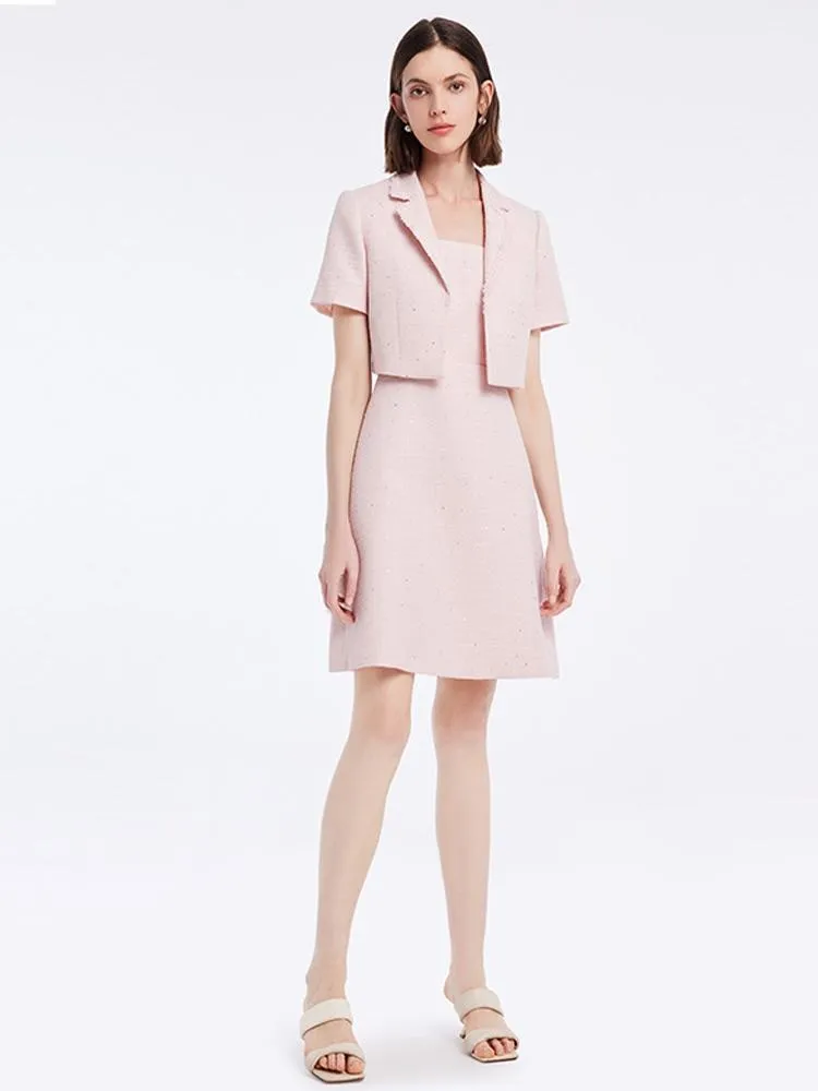 Crop Blazer And Vest Dress Two-Piece Suit sold by Goelia product image thumbnail 3