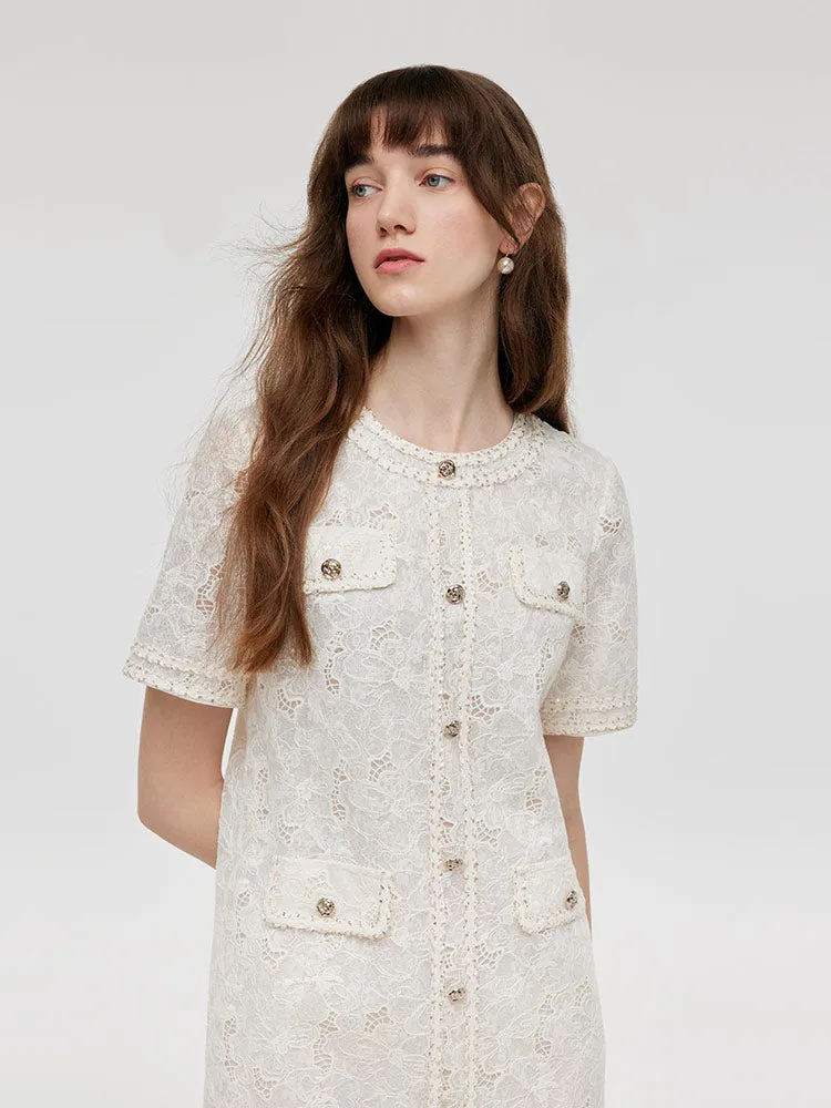 Lace Sequins Women Mini Dress sold by Goelia product image thumbnail 5