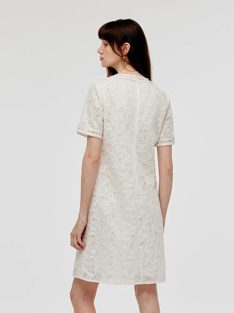 Lace Sequins Women Mini Dress sold by Goelia product image thumbnail 3