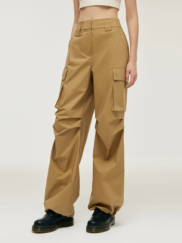High-Waisted Ruched Women Cargo Pants sold by Goelia product image thumbnail 5