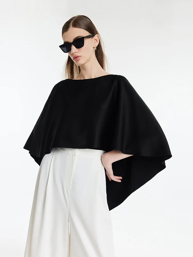 Triacetate Reversible Cape-Style Women Top sold by Goelia product image thumbnail 4