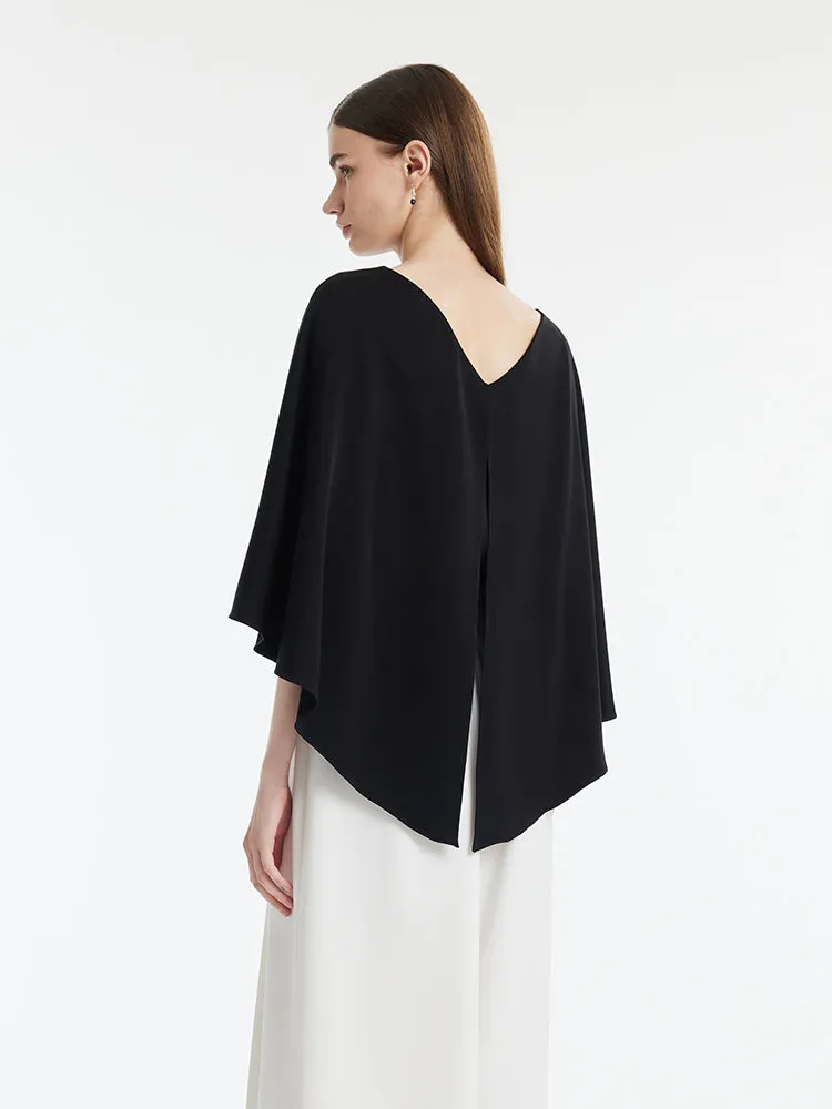 Triacetate Reversible Cape-Style Women Top sold by Goelia product image thumbnail 5