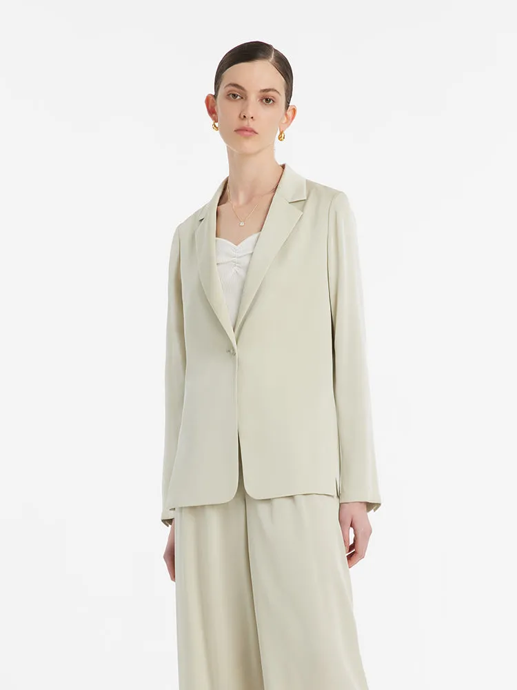 22 Momme Mulberry Silk One-Button Women Blazer With Belt sold by Goelia product image thumbnail 5