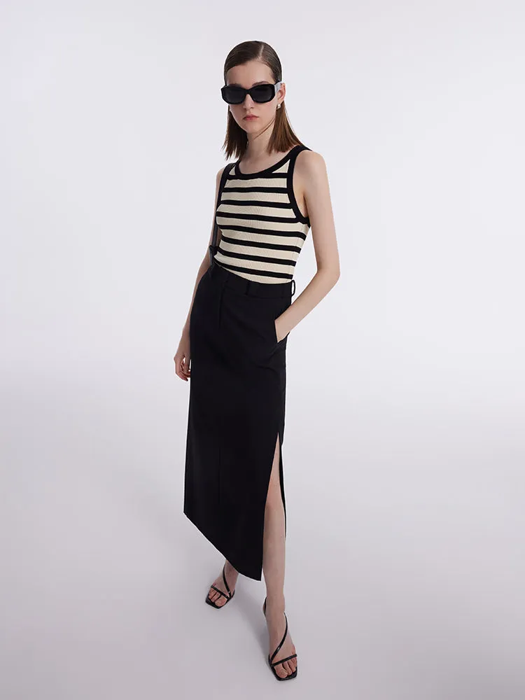 Striped Knitted Women Tank Top sold by Goelia product image thumbnail 5