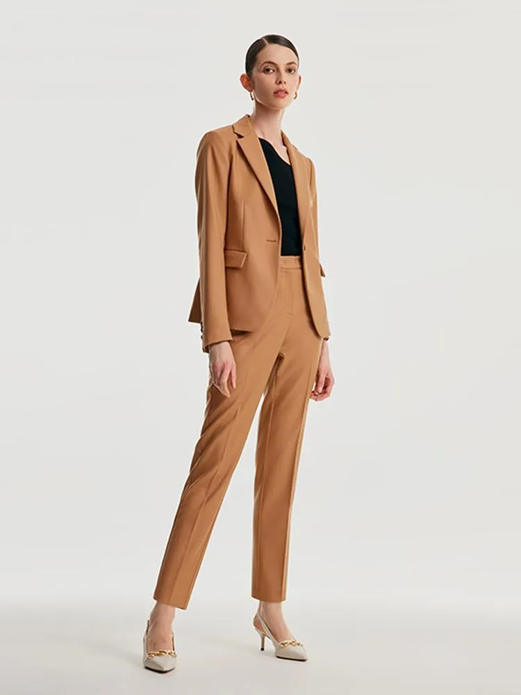 Worsted Wool Tapered Pants sold by Goelia product image thumbnail 2