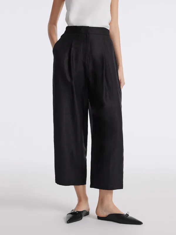 16 Momme Xiang Yun Silk Wide Leg Women Pants sold by Goelia