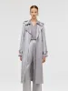 Acetate Women Trench Coat With Belt sold by Goelia