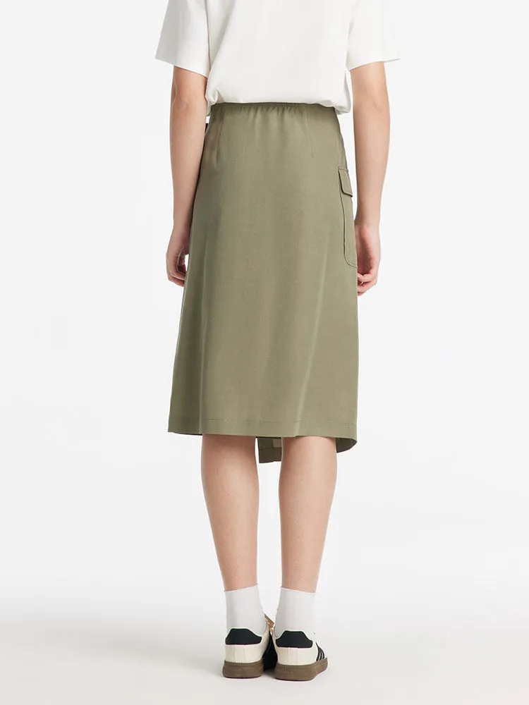 A-Line Wrapped Women Half Skirt sold by Goelia product image thumbnail 4