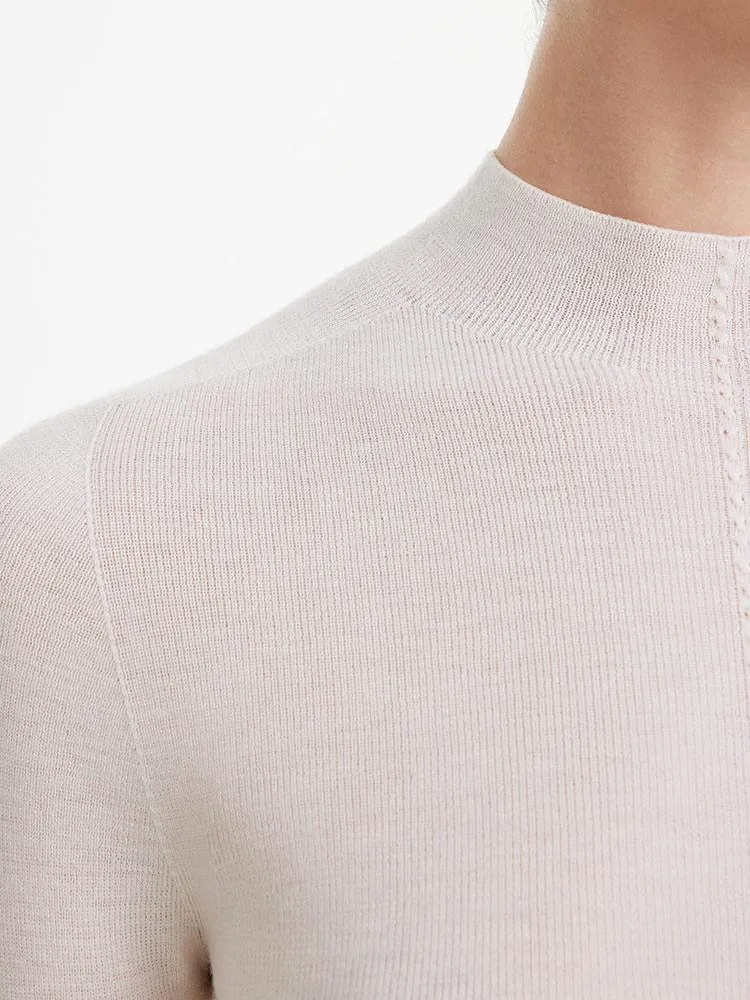 Seamless Woolen Turtleneck Women Sweater sold by Goelia product image thumbnail 4