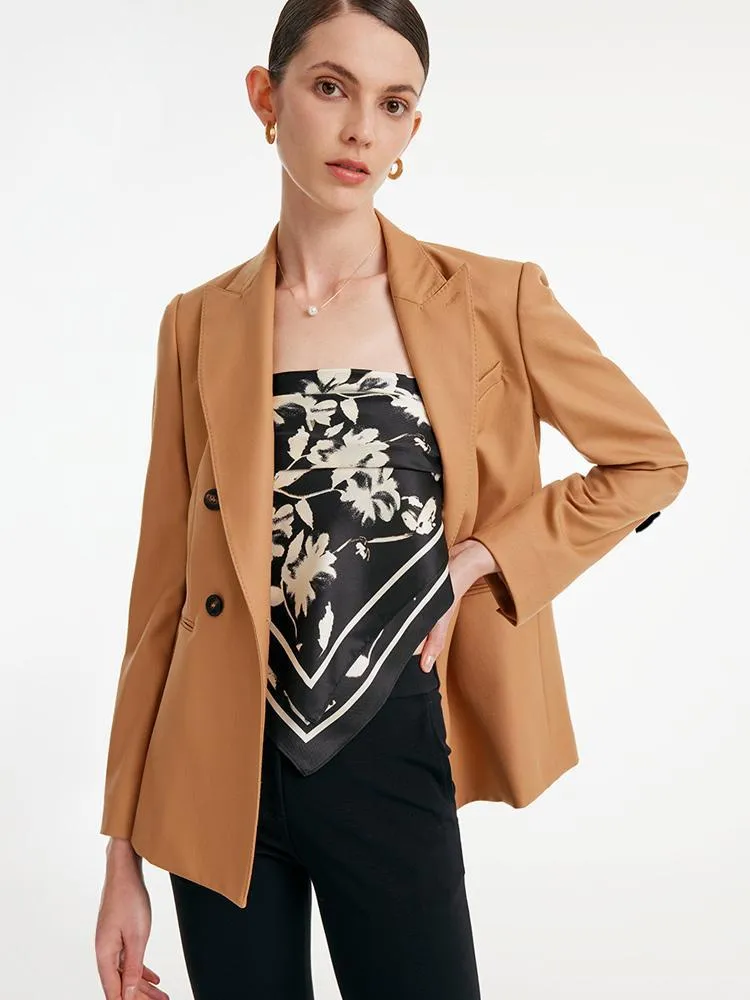 14 Momme Silk Scarf 90 Square sold by Goelia product image thumbnail 5