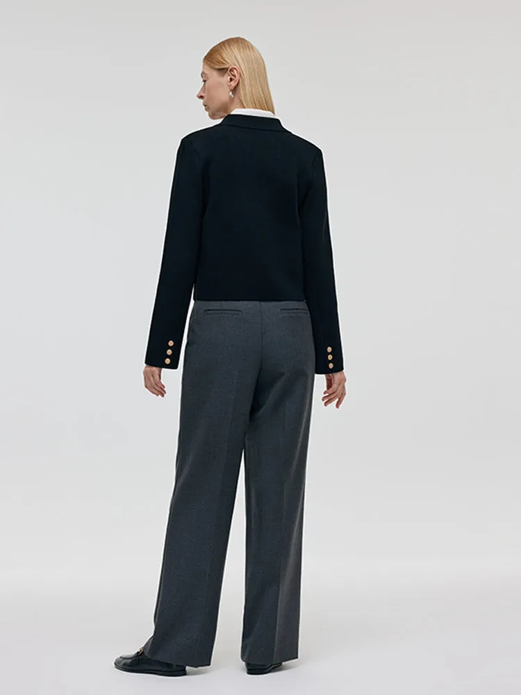 Stretch Lapel Knitted Women Cardigan sold by Goelia product image thumbnail 3