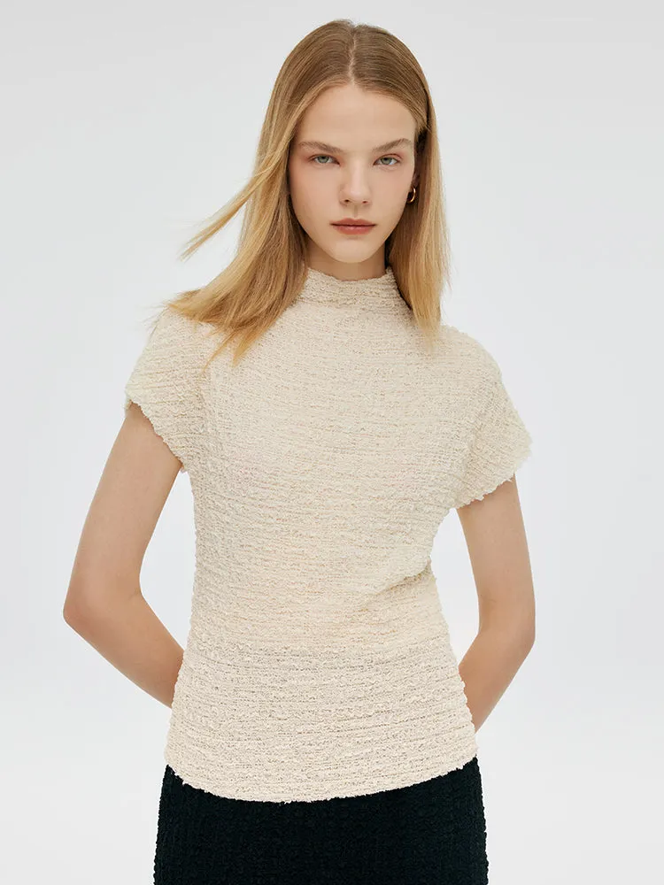 25 Momme Mulberry Silk Pleated Women Top With Scrunchie sold by Goelia product image thumbnail 5