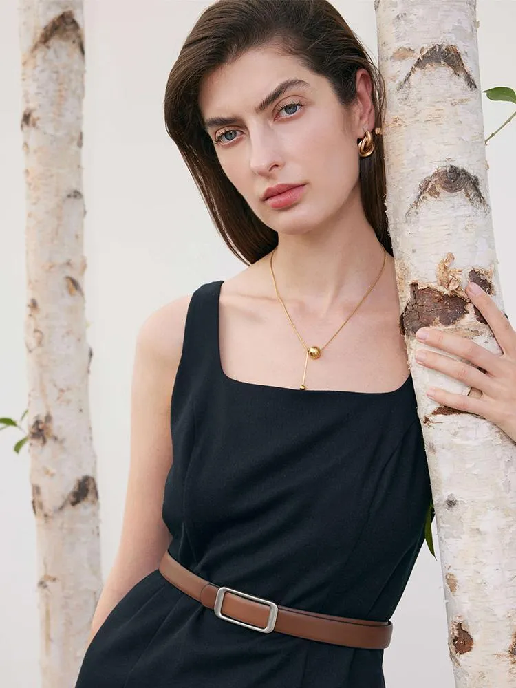 Reversible Leather Belt sold by Goelia