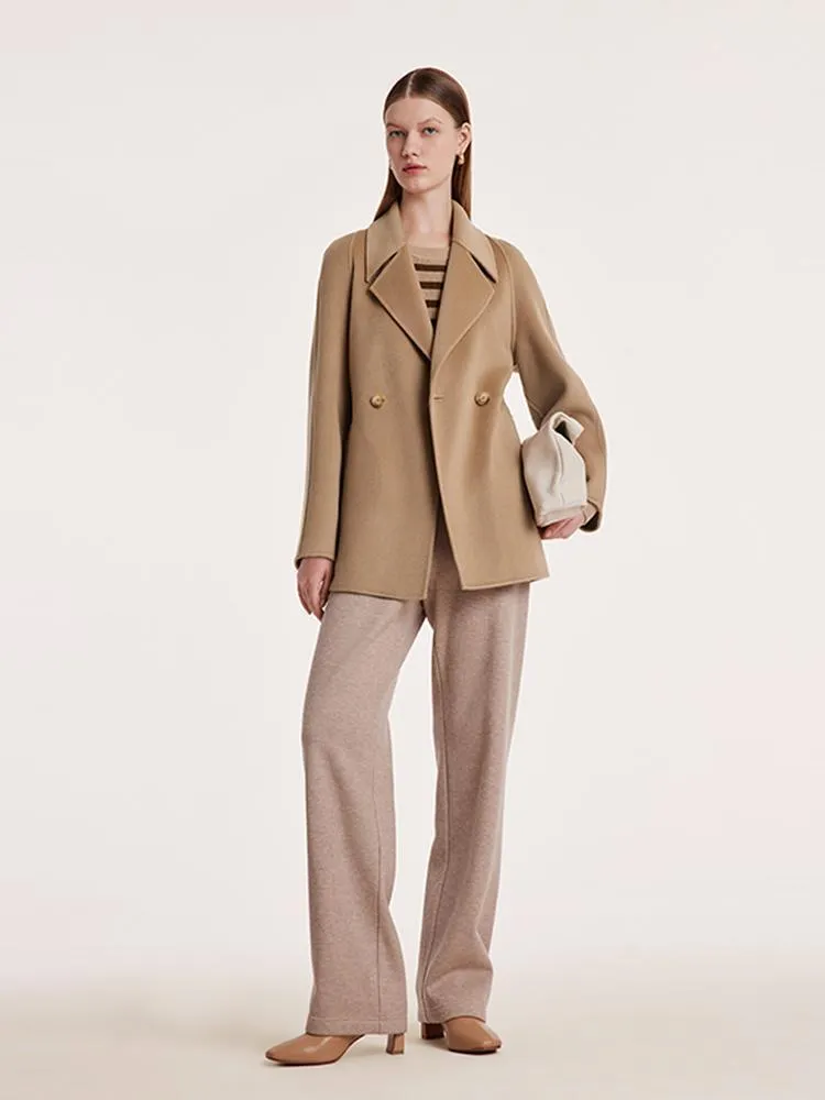 Mulberry Silk Wool Double-Faced Coat sold by Goelia product image thumbnail 2