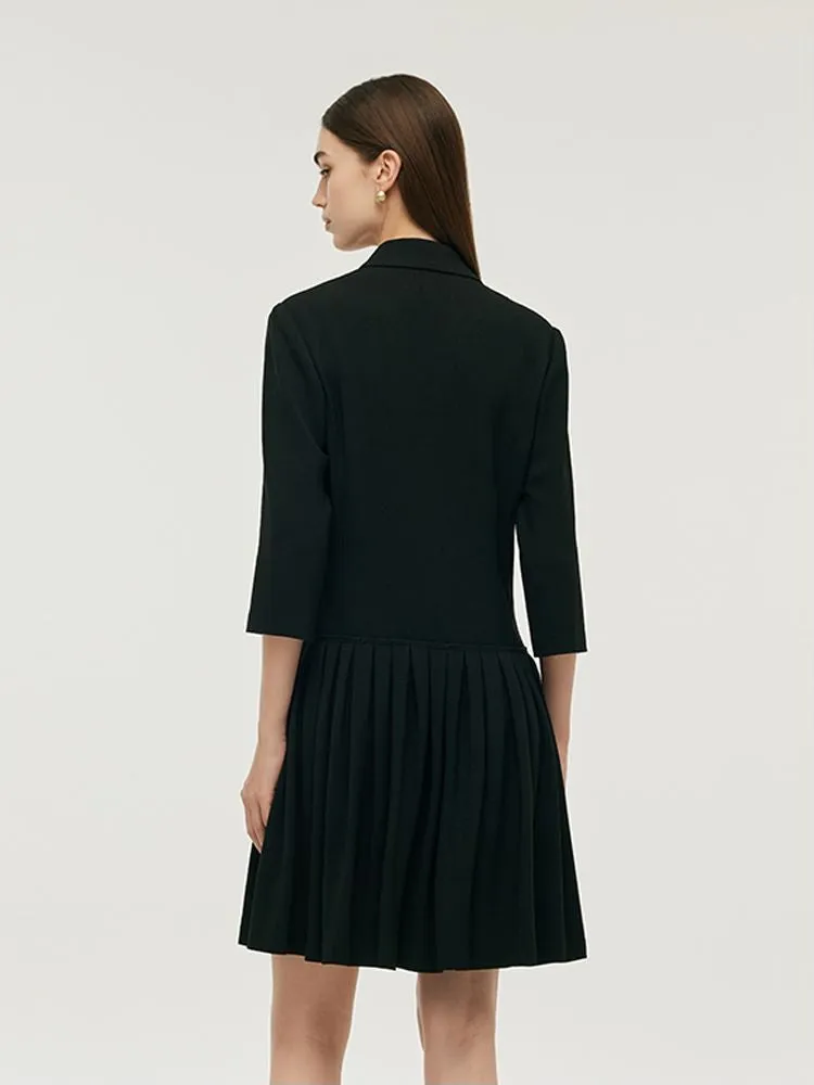 Acetate Pleated Women Mini Dress sold by Goelia product image thumbnail 3