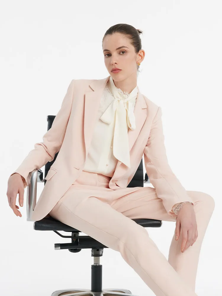 Stretchy Wool Slim Women Blazer sold by Goelia