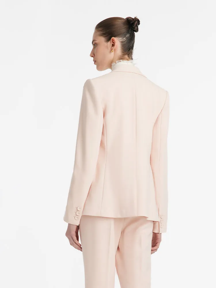 Stretchy Wool Slim Women Blazer sold by Goelia product image thumbnail 4