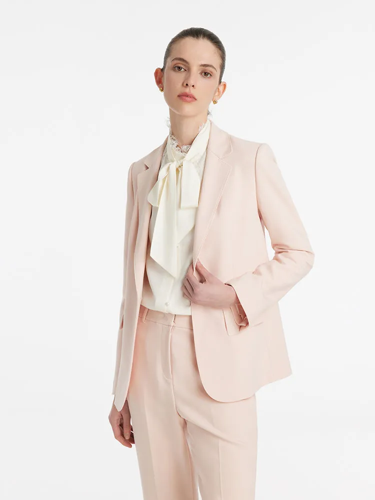 Stretchy Wool Slim Women Blazer sold by Goelia product image thumbnail 3