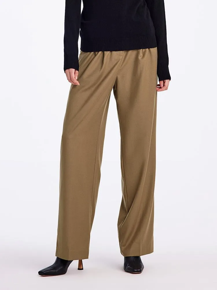 Wool Straight Full Length Pants sold by Goelia product image thumbnail 2