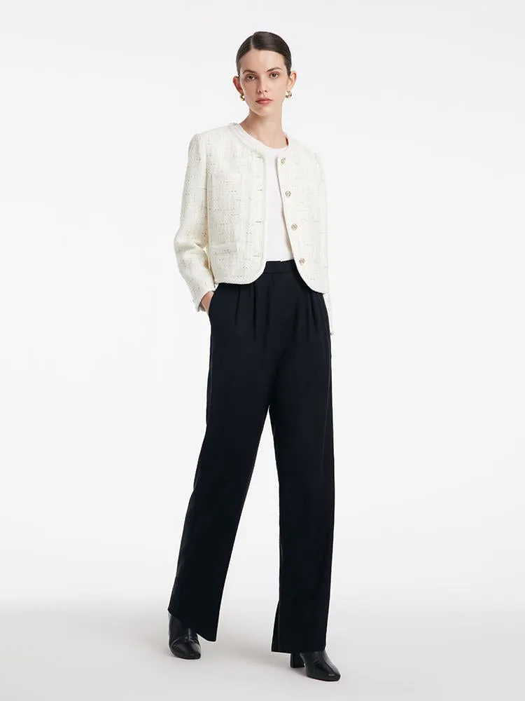 Wool Straight Full Length Pants sold by Goelia product image thumbnail 4