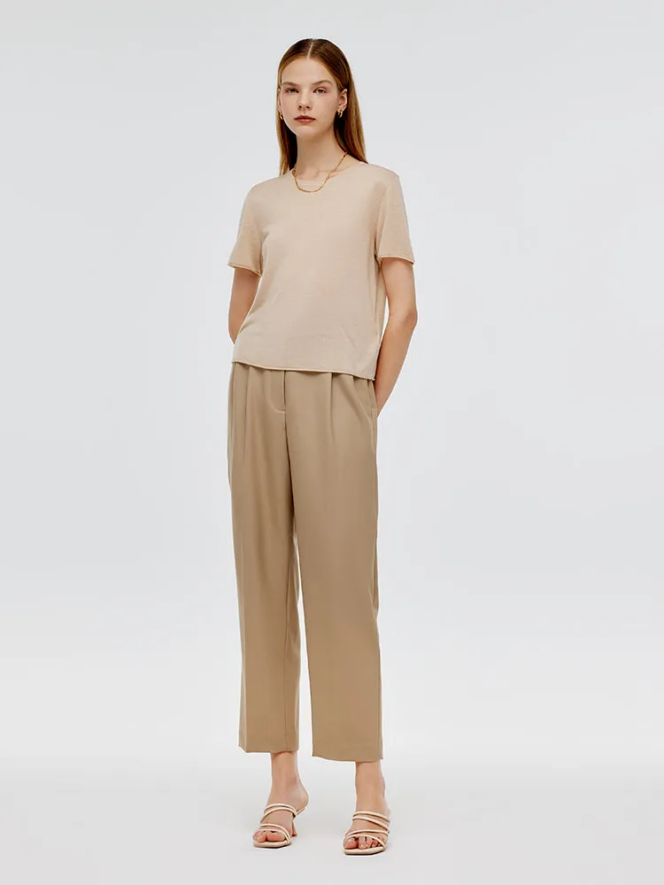 Triacetate-Cashmere Blend Women Knit Top sold by Goelia product image thumbnail 2