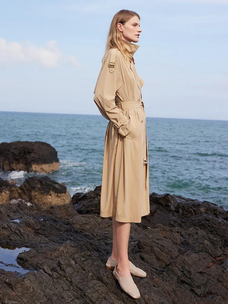 Lightweight Trench Coat With Belt sold by Goelia product image thumbnail 5