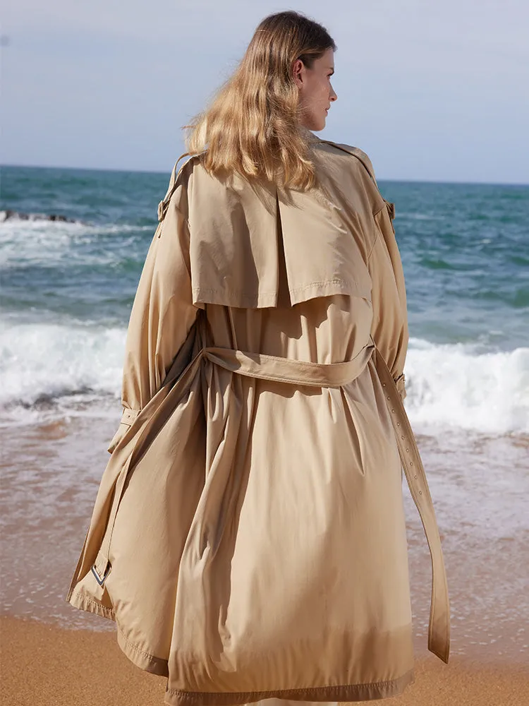 Lightweight Trench Coat With Belt sold by Goelia product image thumbnail 3