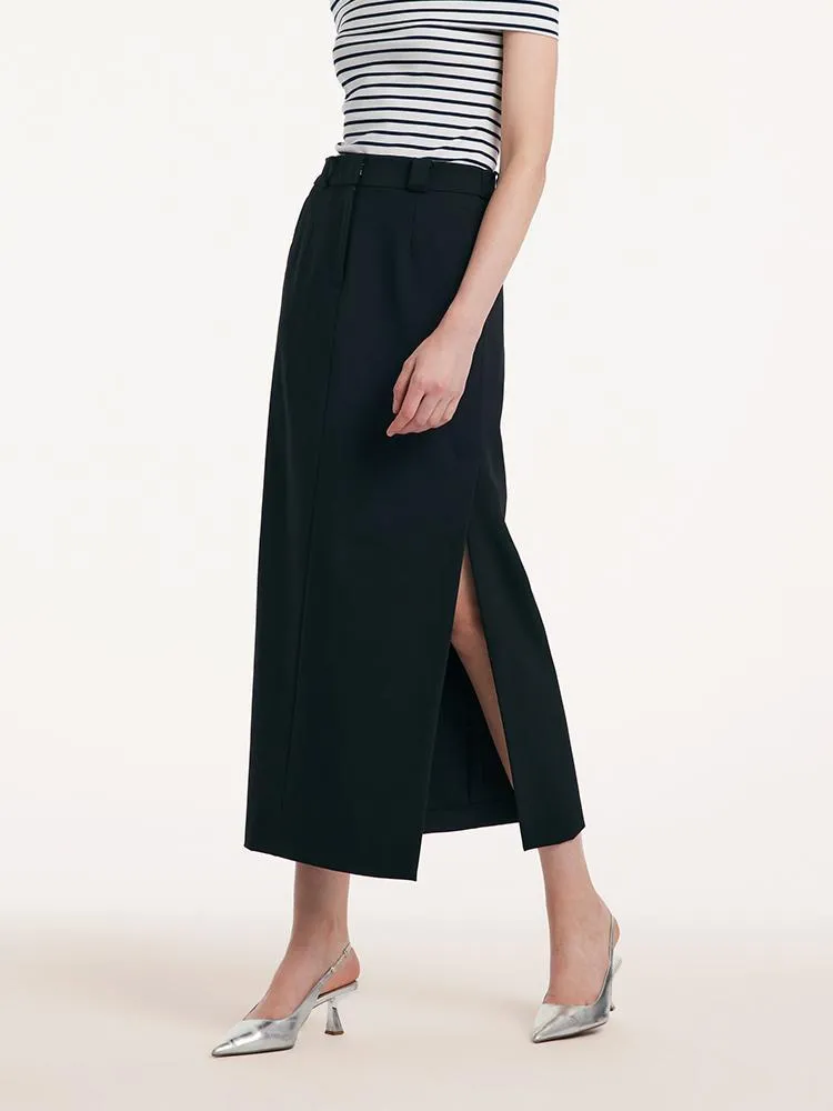 Straight Fitting Slit Half Skirt sold by Goelia product image thumbnail 4